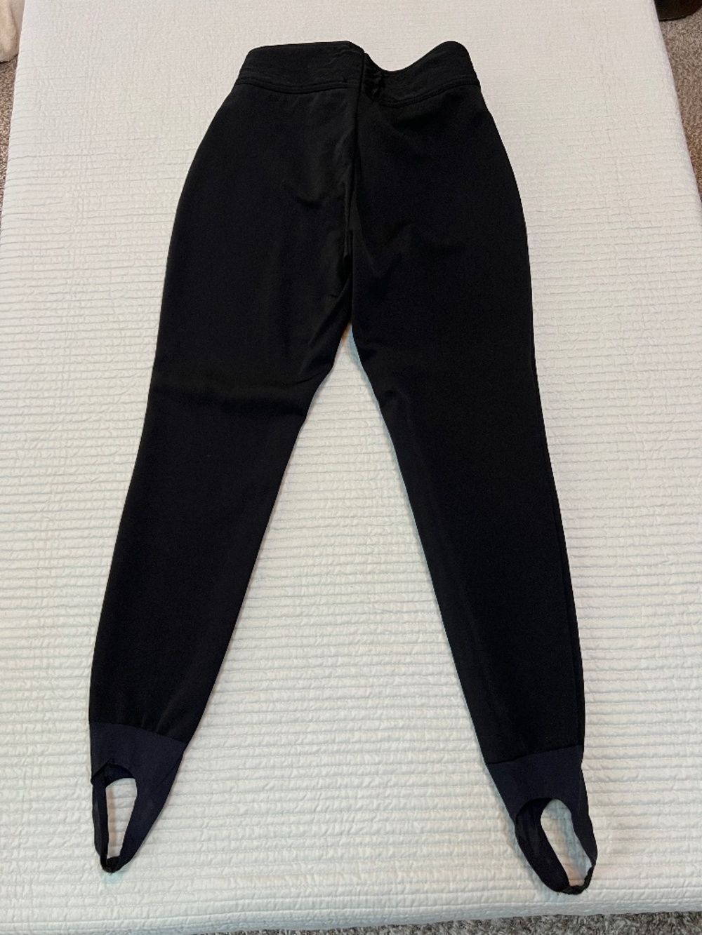 Vintage Women’s Schoeller Black Stirrup Ski Pants Size 12 Long Made in USA